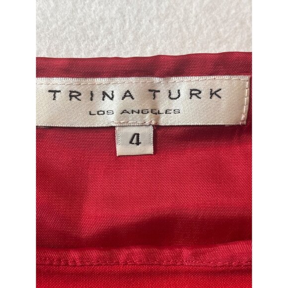 Trina Turk Pleated Mini Skirt With Button Detail - Picture 7 of 7